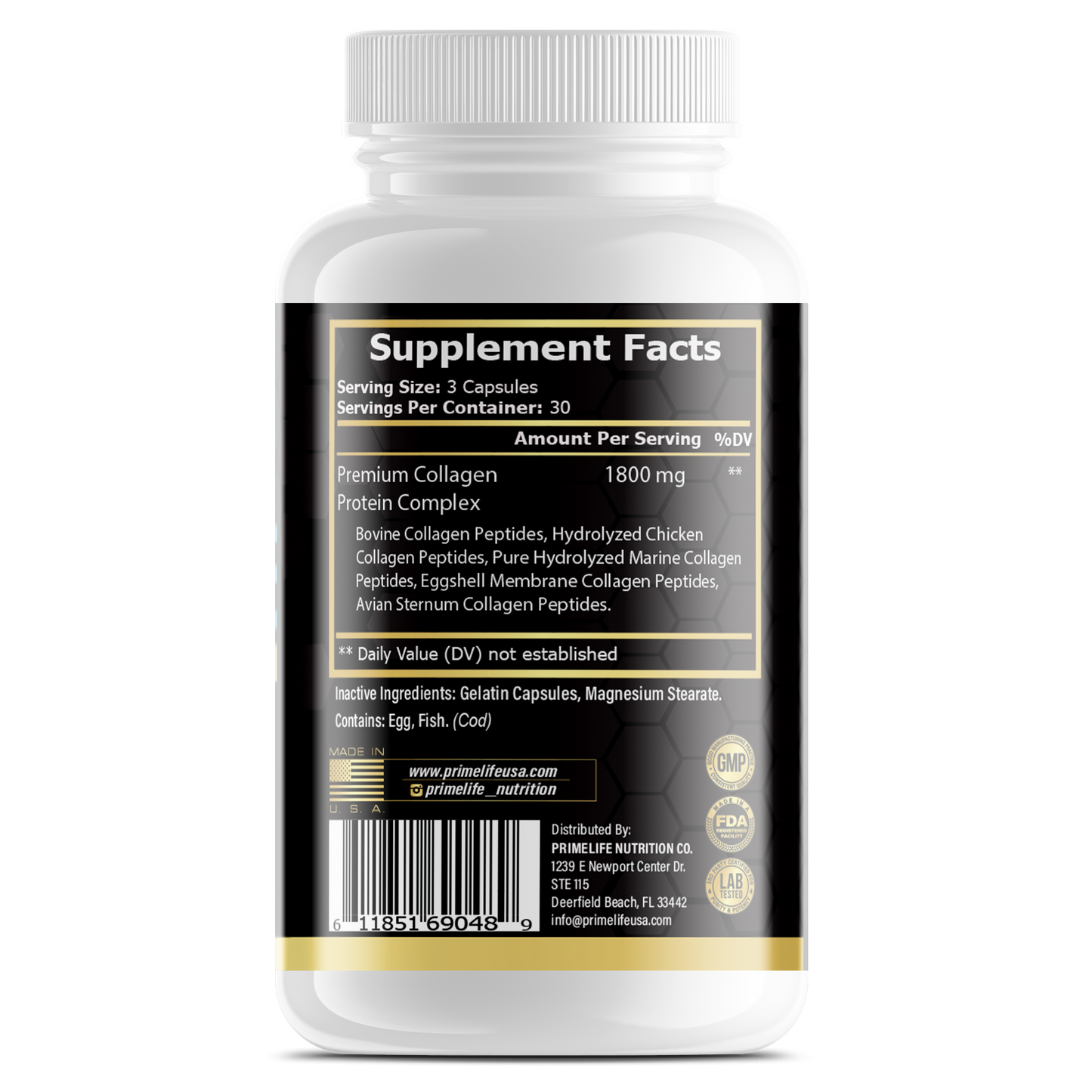Multi Collagen Protein - Types I, II, III, V, X